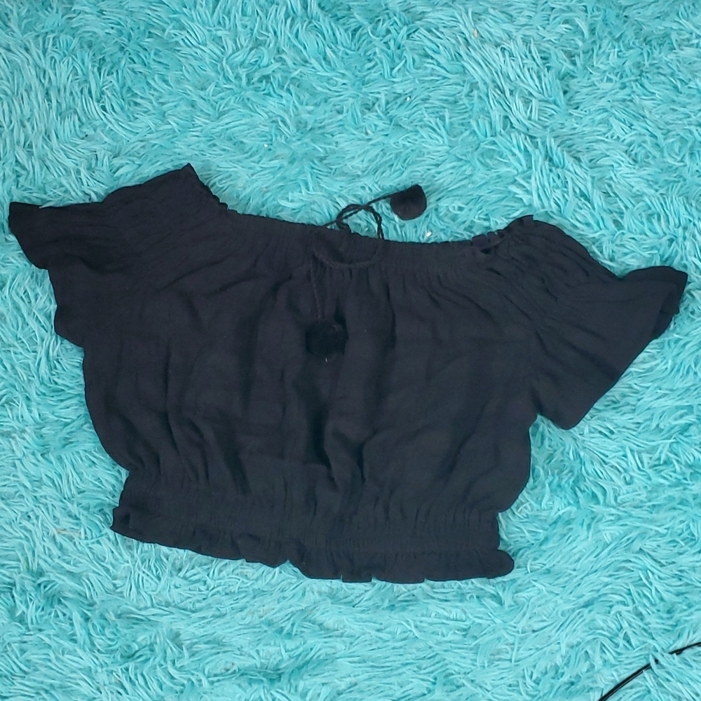 Moon River Cropped Bohemian Top